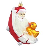 Santa ve vaně s kachničkou - Vánoční ozdoby