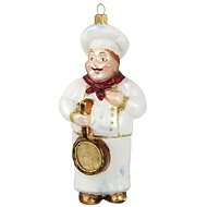 Vánoční figurka kuchař s pánví - Vánoční ozdoby