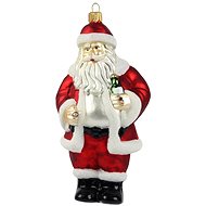 Vánoční figurka Santa s pivem - Vánoční ozdoby