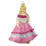 Skleněná figurka princezna - Vánoční ozdoby