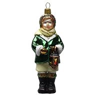 Vánoční figurka panáček s lucernou - Vánoční ozdoby