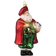 Skleněná figurka malíř - Vánoční ozdoby