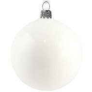 Skleněná koule bílý porcelán - Vánoční ozdoby
