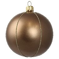 Vánoční baňka hnědý bronz - Vánoční ozdoby