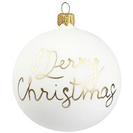 Koule s textem Merry Christmas - Vánoční ozdoby