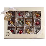 Set 12 mini ozdob Kouzlo Vánoc - Vánoční ozdoby