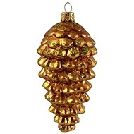 Skleněná šiška zlatá - Vánoční ozdoby
