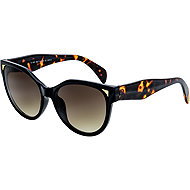 GLASSA Polarized sunglasses PG 443, black and brown pattern - Sunglasses