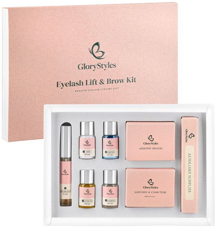 GloryStyles Eyelash and Brow Laminating Kit - Cosmetic Set