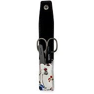 GLOBOS Travel manicure set with scissors Solingen 105-89 flowers - Manicure Set