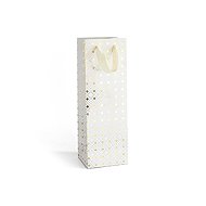 PAPER GALLERY white, gold pattern - pack of 5 - Wine Bag
