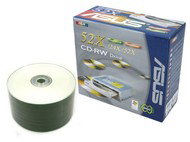Sada ASUS CRW-5224A retail + 50 ks CD-R médií Gigamaster v cakeboxu - 