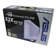 CDWR ASUS CRW-5224A-U 52/24/52 USB2.0, externí, retail - 