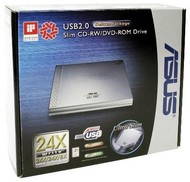 CDWR/DVD ASUS SCB-2424V-U 24/24/24/8 USB2.0 slim, externí, retail - -