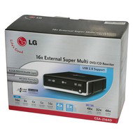 LG GSA-2164D - DVD±R 16x, DVD+R9 8x, DVD-R DL 4x, DVD+RW 8x, DVD-RW 6x, DVD-RAM 5x, externí USB2.0,  - DVD Burner