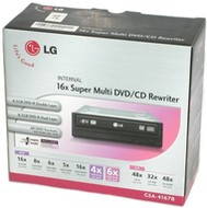 LG GSA-4167B černá (black) - DVD±R 16x, DVD+R9 8x, DVD-R DL 4x, DVD+RW 8x, DVD-RW 6x, DVD-RAM 5x, in - DVD Burner
