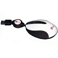 Myš LG 3D310 černo-bílá (black-white), optická, navíjecí kabel, USB - Mouse