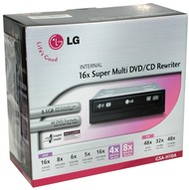 LG GSA-H10A černá (black) - DVD±R 16x, DVD+R9 8x, DVD-R DL 4x, DVD+RW 8x, DVD-RW 6x, DVD-RAM 5x, ret - DVD Burner