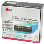LG GSA-4166B černá (black) - DVD±R 16x, DVD+R9 8x, DVD-R DL 4x, DVD+RW 8x, DVD-RW 6x, DVD-RAM 5x, Li - DVD Burner