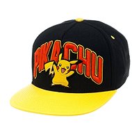 Pokémon Pikachu Black Snapback With Yellow Bill - Baseball Cap