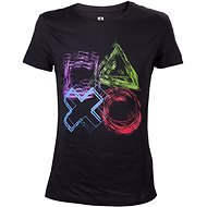 T-Shirt: Playstation – Tasten-Motiv - T-Shirt