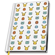 Pokémon - Icons of starters - Notebook A5 - Journal
