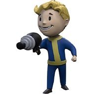 Fallout Vault Boy 3D - Energy Weapon - kulcstartó - Kulcstartó