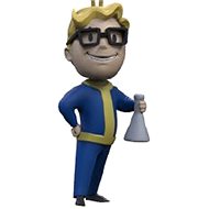 Fallout Vault Boy 3D - Science - Keychain - Keychain