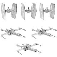Star Wars - Silver Decorations (6x) - Christmas Ornaments
