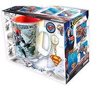 Superman Set - Tasse, Anhänger, 2x Abzeichen - Geschenkset