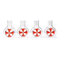 Resident Evil Umbrella - 4x Shot - Glass