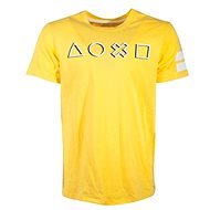 Playstation Logo Yellow - T-Shirt Size S - T-Shirt