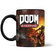 Doom Metal Badge Heat Mug – hrnček - Hrnček