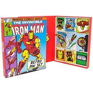 Marvel Iron Man - Retro Pin Badge Set - Badges - Gift Set