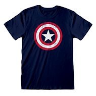 Captain America – Shield Distressed tričko L - Tričko