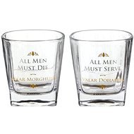 Game of Thrones - All Men Must Die - 2x Glasses - Whisky Glasses