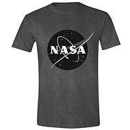 NASA: Black Logo, tričko S - Tričko
