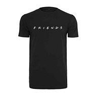 Friends – Logo – tričko čierne L - Tričko