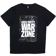 Call of Duty: Warzone - Black Map - póló, XL-es - Póló