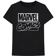 Marvel Comics - Logo - T-Shirt, Black, L - T-Shirt