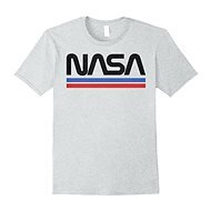 NASA - Red and Blue Stripes - T-Shirt, M - T-Shirt