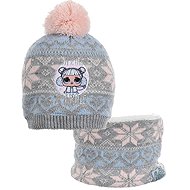 LOL - hat and neck warmer set, grey, 52 - Winter Hat