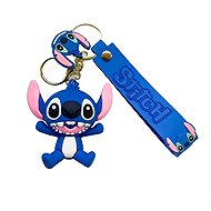Bagito Lilo and Stitch blue with loop and carabiner - Baby key ring - Keychain