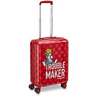 Tom & Jerry - Children's suitcase with pencil case 55 × 40 × 20 cm, S, red - Suitcase