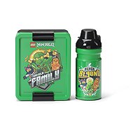LEGO Storage Ninjago snack set (bottle and box) - green - Lunch Box