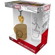 Marvel - Groot - mini hrnček, pohár, prívesok - Darčeková sada