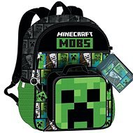 Minecraft – Mobs – Batoh, gym bag, desiatový box, peračník, kľúčenka - Batoh
