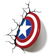 Captain America - Shield - dekoratív fali lámpa - Fali lámpa