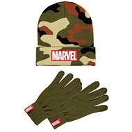 Diffused Marvel: Military Design - cap and gloves - Winter Hat
