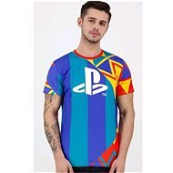 Playstation - Retro többszínű - tričko L - Póló